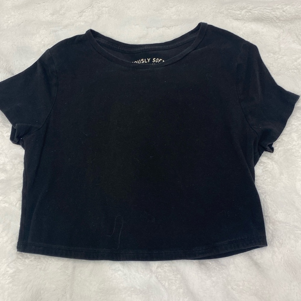 Aeropostale Black Baby Tee